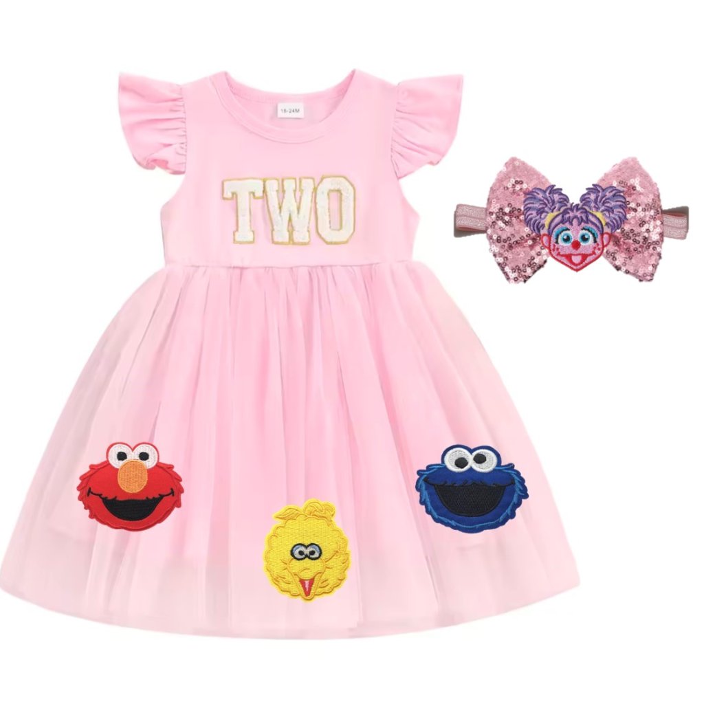 Elmo Dress Elmo Second Birthday Sesame Street Clothes Elmo Outfit Cookie Monster